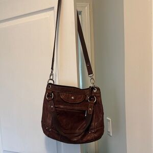 Fossil Leather Shoulder Bag
